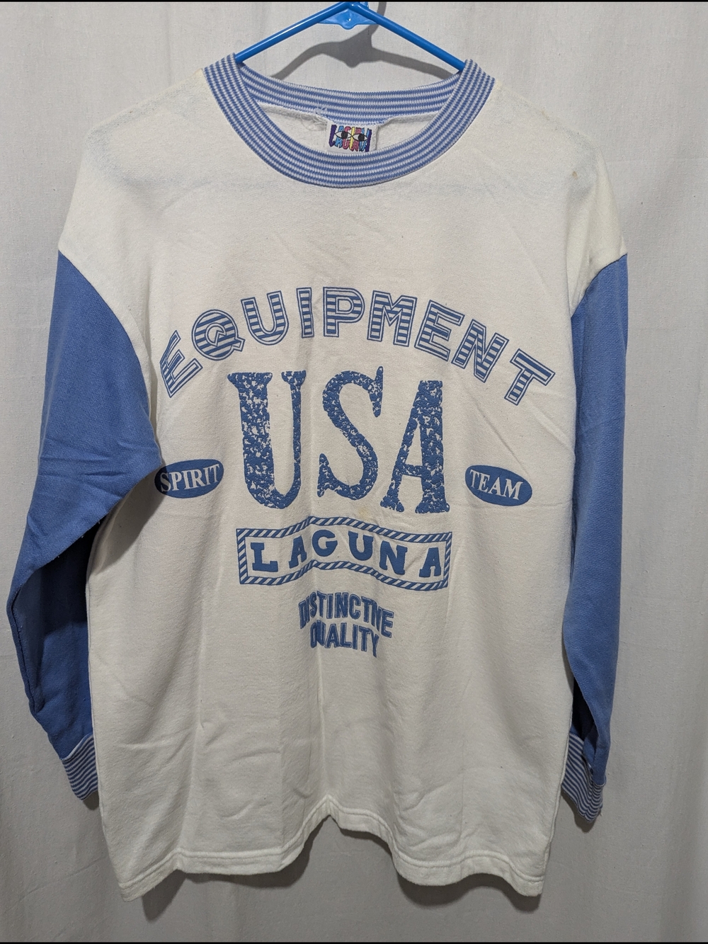 80s Laguna USA Equipment Long Sleeve Tee